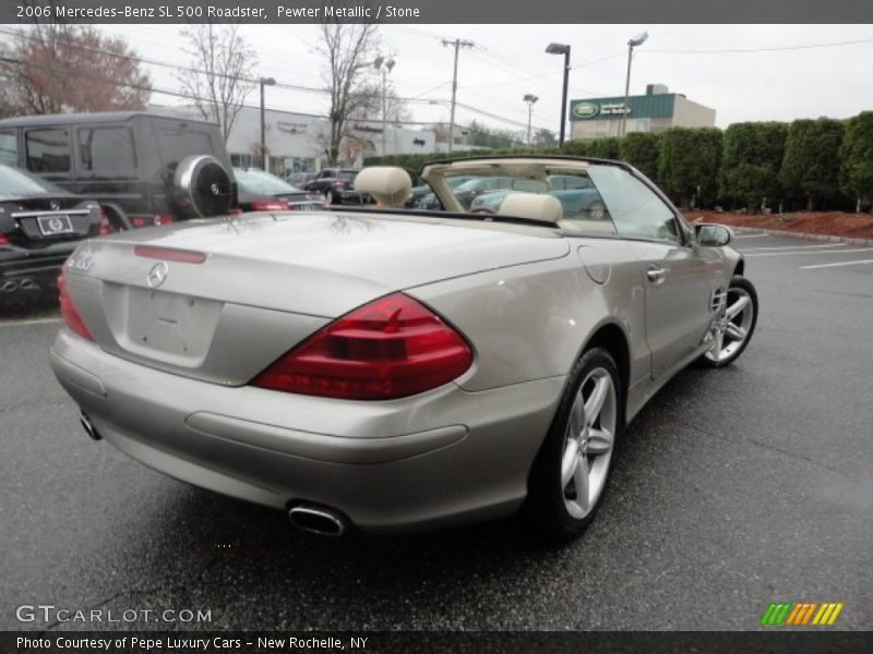 Pewter Metallic / Stone 2006 Mercedes-Benz SL 500 Roadster