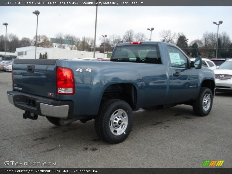 Stealth Gray Metallic / Dark Titanium 2012 GMC Sierra 2500HD Regular Cab 4x4