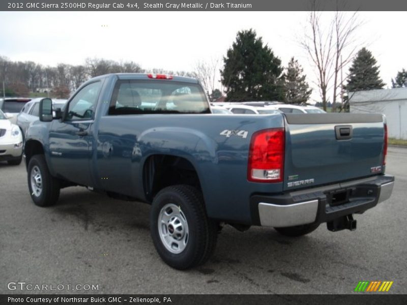 Stealth Gray Metallic / Dark Titanium 2012 GMC Sierra 2500HD Regular Cab 4x4