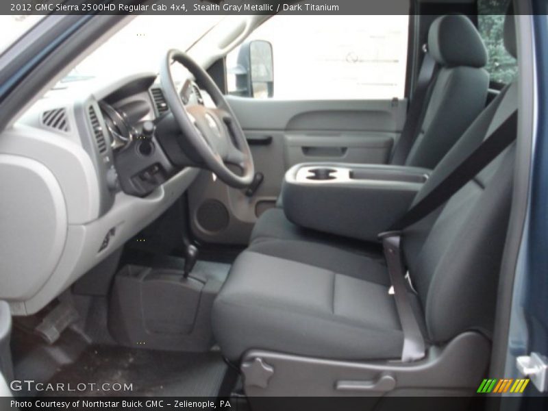 Stealth Gray Metallic / Dark Titanium 2012 GMC Sierra 2500HD Regular Cab 4x4