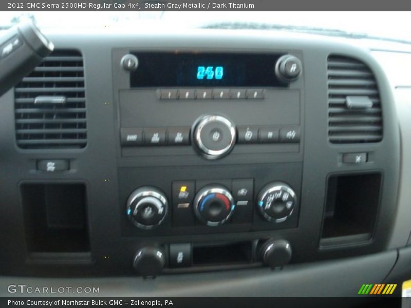 Stealth Gray Metallic / Dark Titanium 2012 GMC Sierra 2500HD Regular Cab 4x4