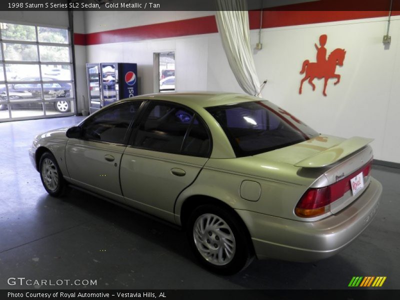 Gold Metallic / Tan 1998 Saturn S Series SL2 Sedan