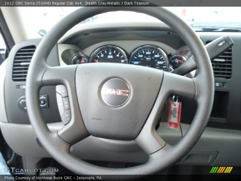 Stealth Gray Metallic / Dark Titanium 2012 GMC Sierra 2500HD Regular Cab 4x4