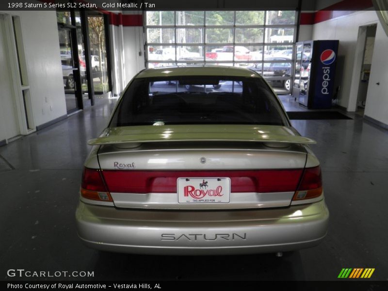 Gold Metallic / Tan 1998 Saturn S Series SL2 Sedan