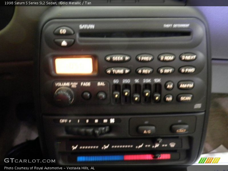 Gold Metallic / Tan 1998 Saturn S Series SL2 Sedan