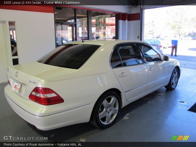 Crystal White / Cashmere 2005 Lexus LS 430 Sedan