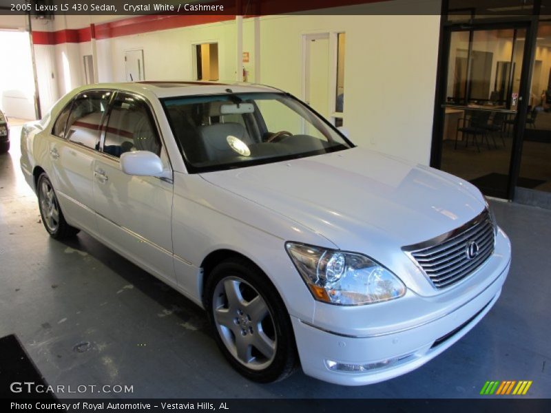 Crystal White / Cashmere 2005 Lexus LS 430 Sedan