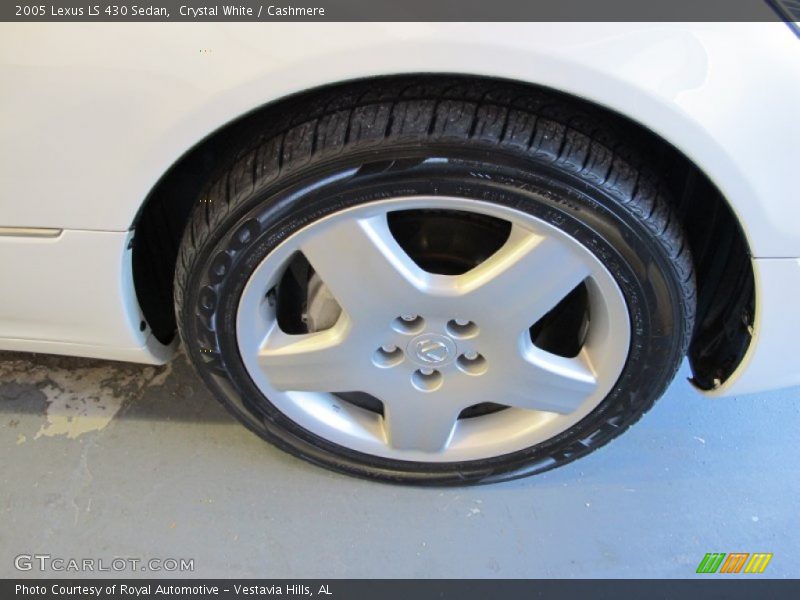 Crystal White / Cashmere 2005 Lexus LS 430 Sedan