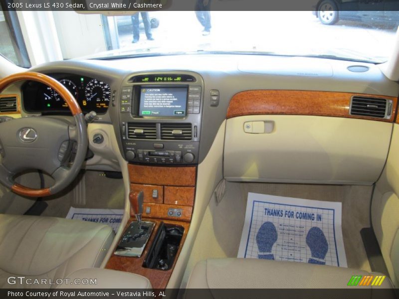 Crystal White / Cashmere 2005 Lexus LS 430 Sedan