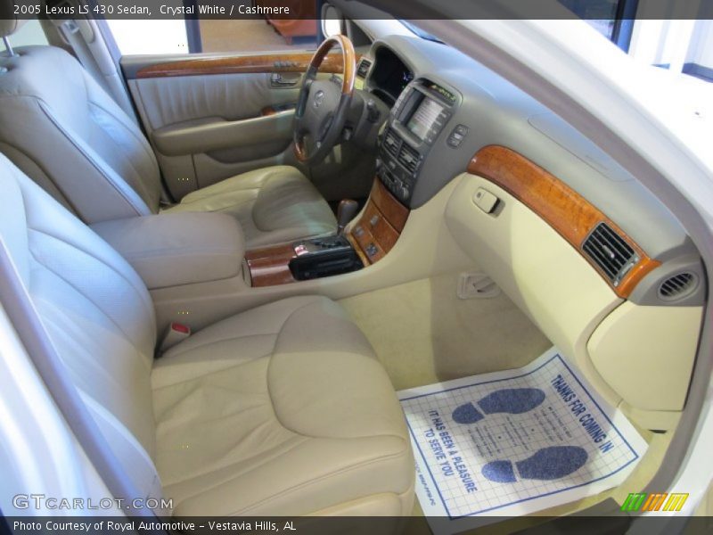 Crystal White / Cashmere 2005 Lexus LS 430 Sedan