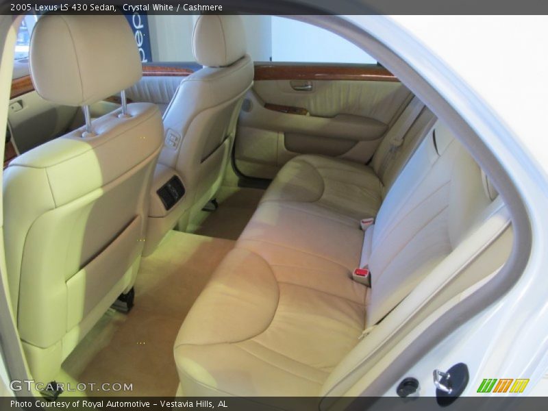 Crystal White / Cashmere 2005 Lexus LS 430 Sedan