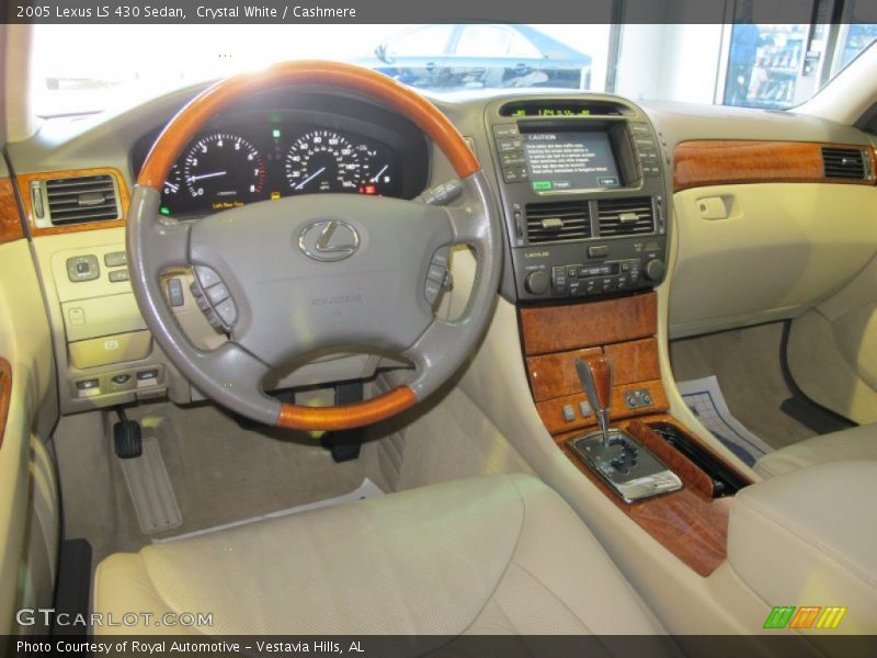 Crystal White / Cashmere 2005 Lexus LS 430 Sedan