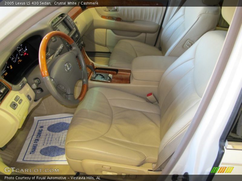 Crystal White / Cashmere 2005 Lexus LS 430 Sedan