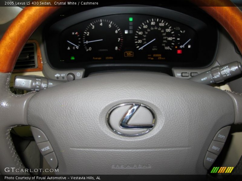 Crystal White / Cashmere 2005 Lexus LS 430 Sedan