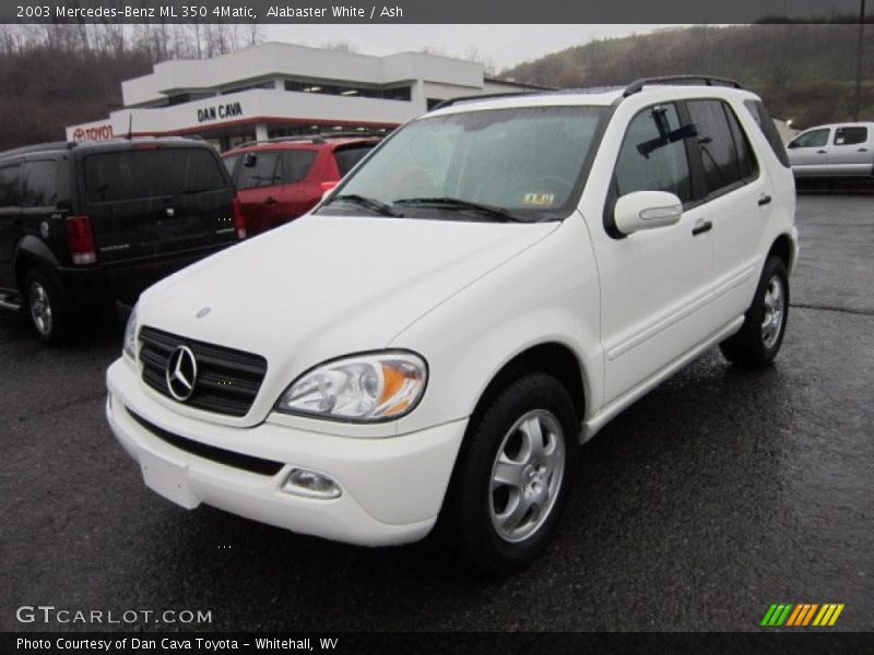 Alabaster White / Ash 2003 Mercedes-Benz ML 350 4Matic