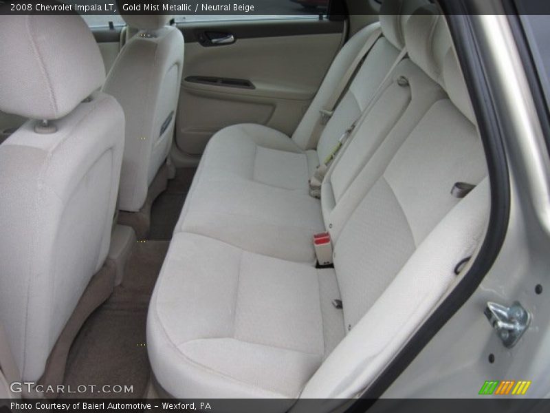 Gold Mist Metallic / Neutral Beige 2008 Chevrolet Impala LT