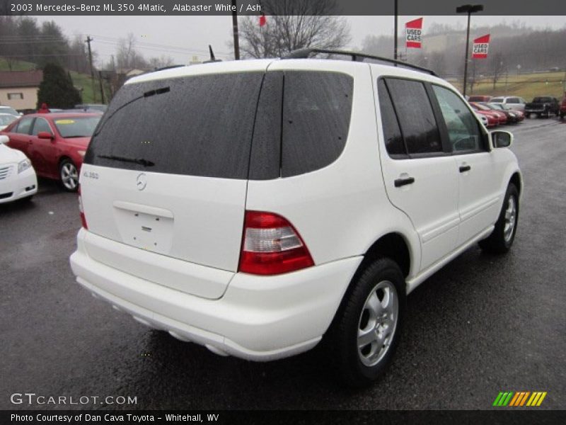 Alabaster White / Ash 2003 Mercedes-Benz ML 350 4Matic