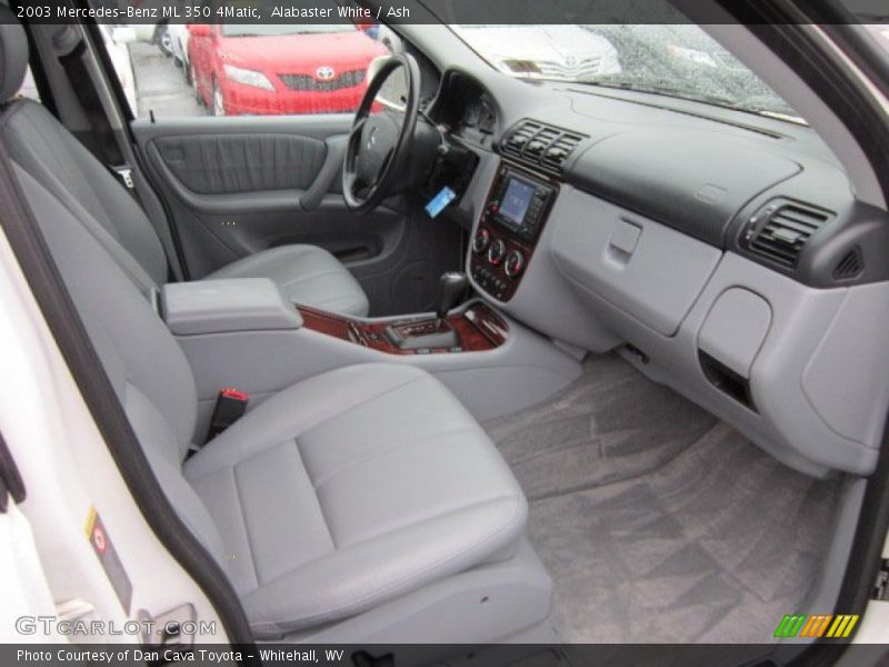 Alabaster White / Ash 2003 Mercedes-Benz ML 350 4Matic