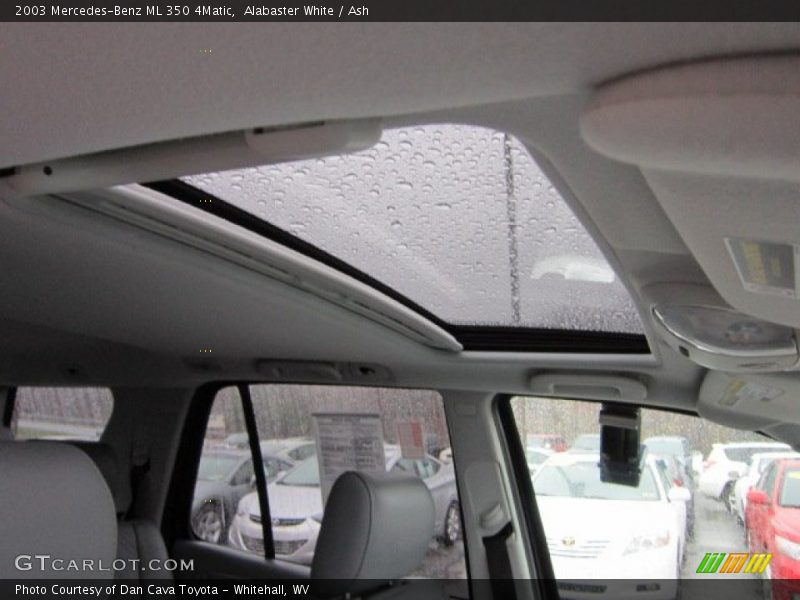 Alabaster White / Ash 2003 Mercedes-Benz ML 350 4Matic