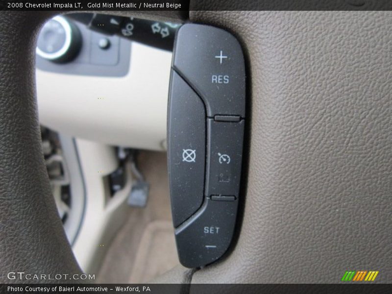 Gold Mist Metallic / Neutral Beige 2008 Chevrolet Impala LT