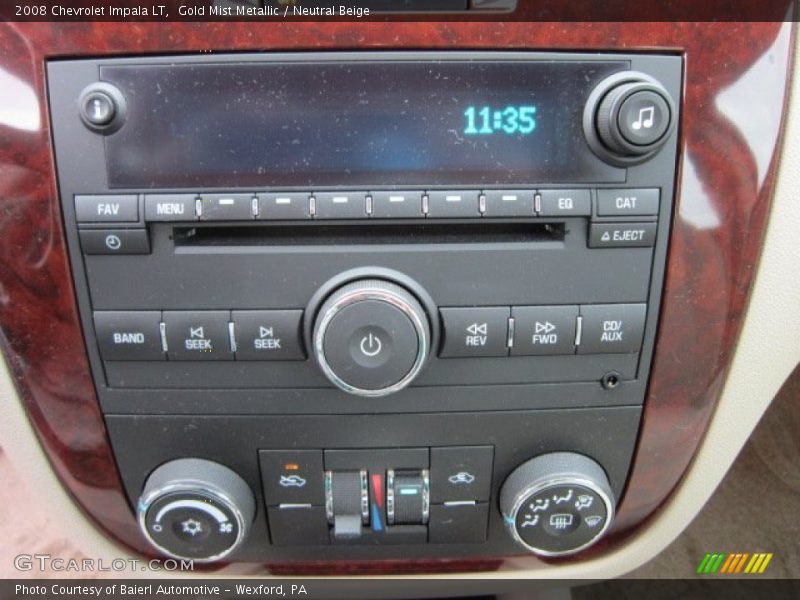 Gold Mist Metallic / Neutral Beige 2008 Chevrolet Impala LT