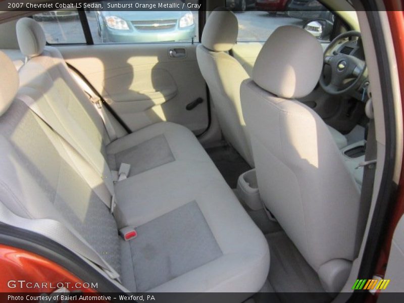 Sunburst Orange Metallic / Gray 2007 Chevrolet Cobalt LS Sedan