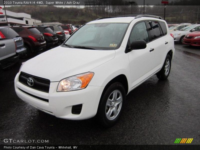 Super White / Ash Gray 2010 Toyota RAV4 I4 4WD