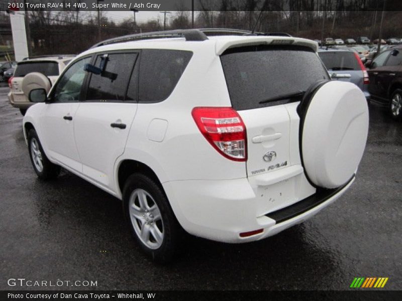 Super White / Ash Gray 2010 Toyota RAV4 I4 4WD