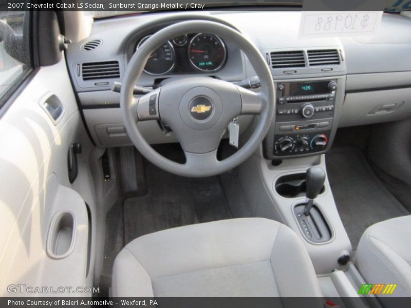 Sunburst Orange Metallic / Gray 2007 Chevrolet Cobalt LS Sedan