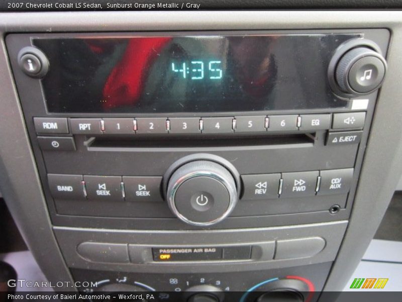 Sunburst Orange Metallic / Gray 2007 Chevrolet Cobalt LS Sedan