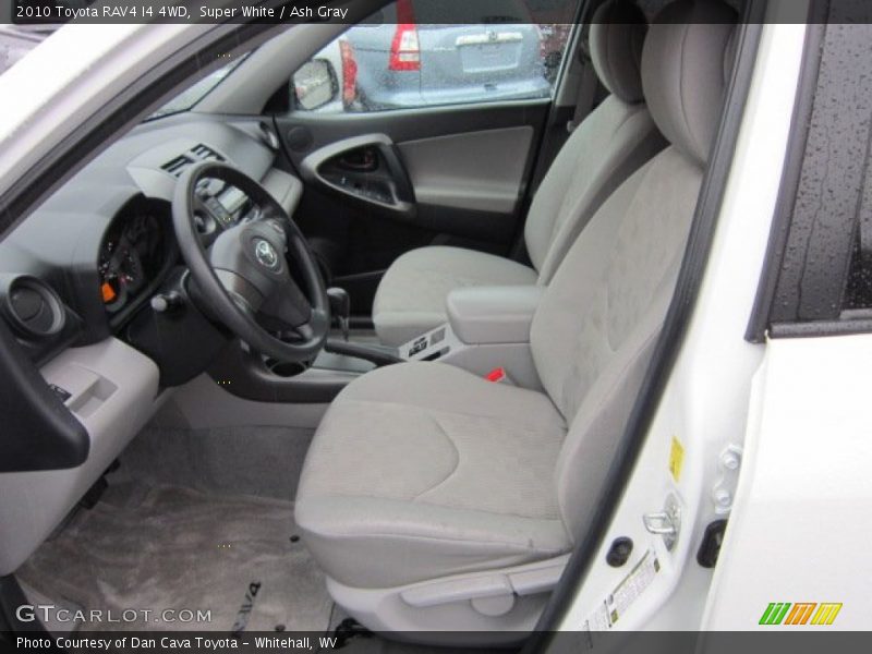 Super White / Ash Gray 2010 Toyota RAV4 I4 4WD