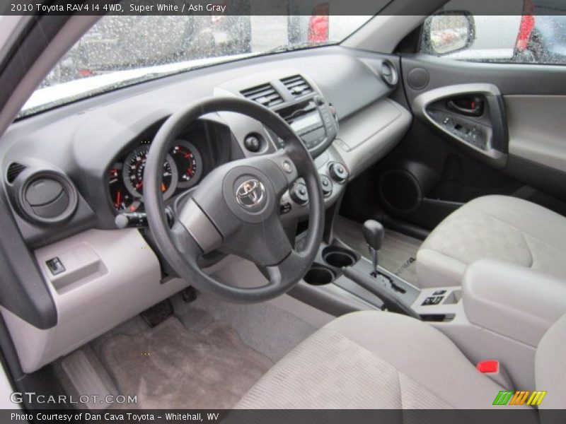 Super White / Ash Gray 2010 Toyota RAV4 I4 4WD