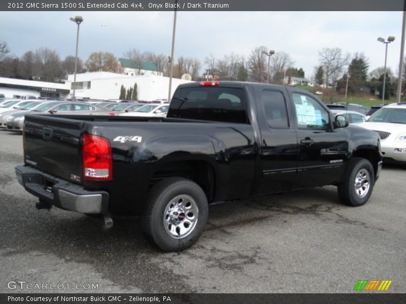 Onyx Black / Dark Titanium 2012 GMC Sierra 1500 SL Extended Cab 4x4