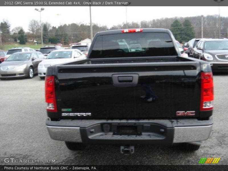 Onyx Black / Dark Titanium 2012 GMC Sierra 1500 SL Extended Cab 4x4
