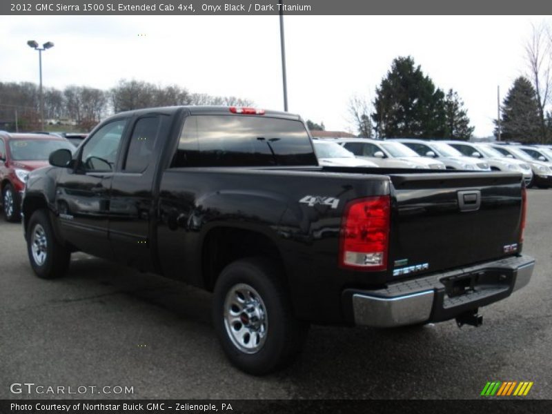 Onyx Black / Dark Titanium 2012 GMC Sierra 1500 SL Extended Cab 4x4