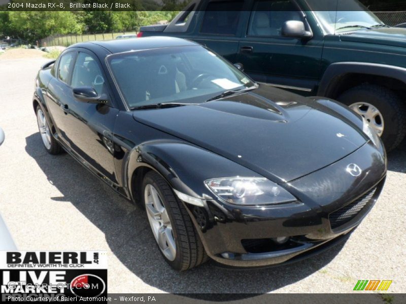 Brilliant Black / Black 2004 Mazda RX-8