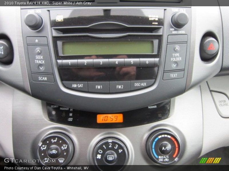 Super White / Ash Gray 2010 Toyota RAV4 I4 4WD