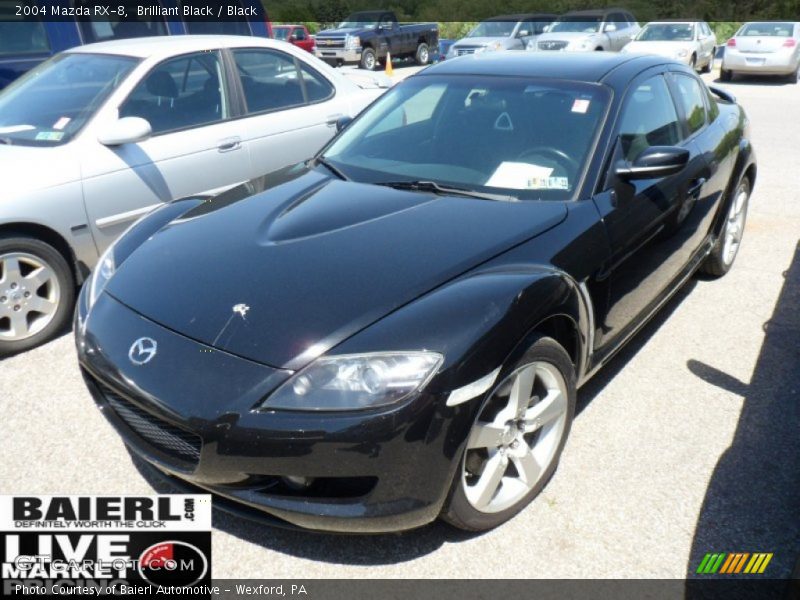 Brilliant Black / Black 2004 Mazda RX-8