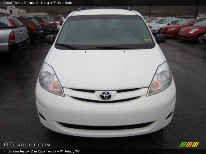 Natural White / Stone 2008 Toyota Sienna LE