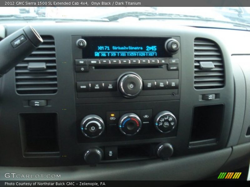 Onyx Black / Dark Titanium 2012 GMC Sierra 1500 SL Extended Cab 4x4