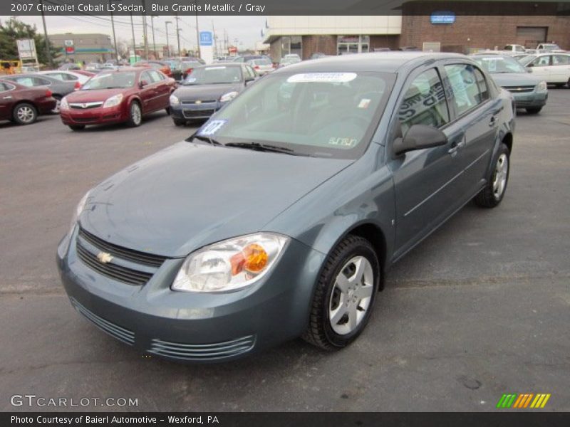 Blue Granite Metallic / Gray 2007 Chevrolet Cobalt LS Sedan