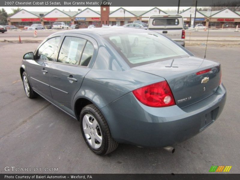 Blue Granite Metallic / Gray 2007 Chevrolet Cobalt LS Sedan