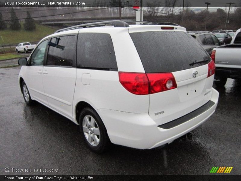 Natural White / Stone 2008 Toyota Sienna LE