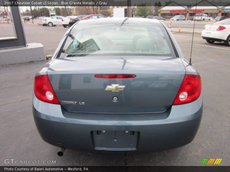 Blue Granite Metallic / Gray 2007 Chevrolet Cobalt LS Sedan