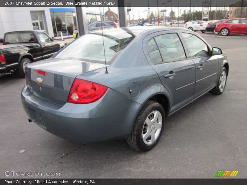 Blue Granite Metallic / Gray 2007 Chevrolet Cobalt LS Sedan