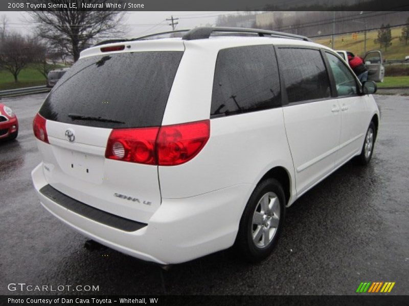 Natural White / Stone 2008 Toyota Sienna LE