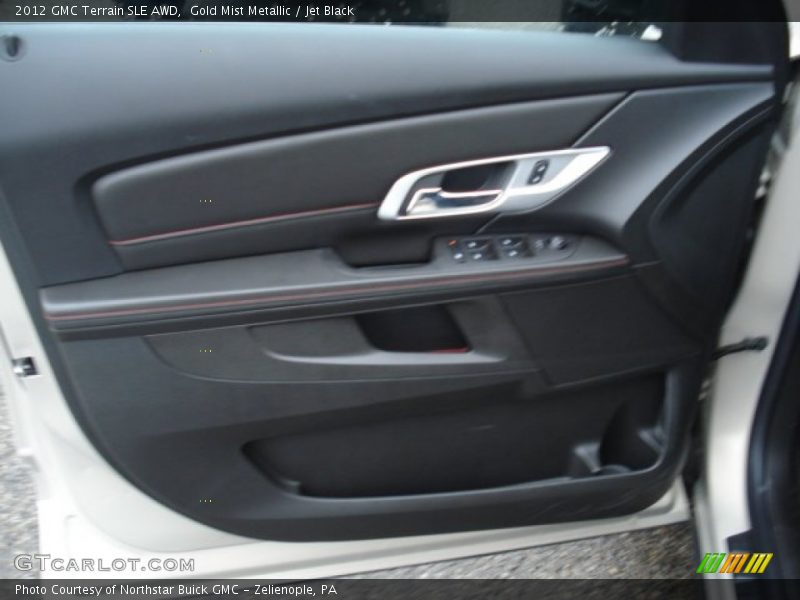 Gold Mist Metallic / Jet Black 2012 GMC Terrain SLE AWD