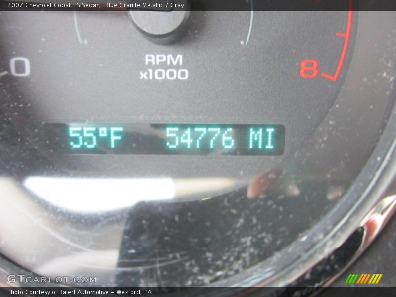 Blue Granite Metallic / Gray 2007 Chevrolet Cobalt LS Sedan