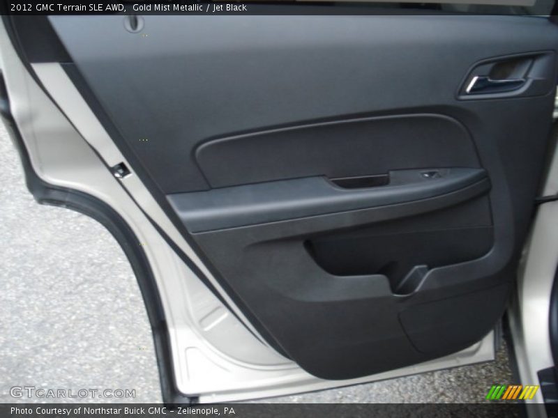 Gold Mist Metallic / Jet Black 2012 GMC Terrain SLE AWD