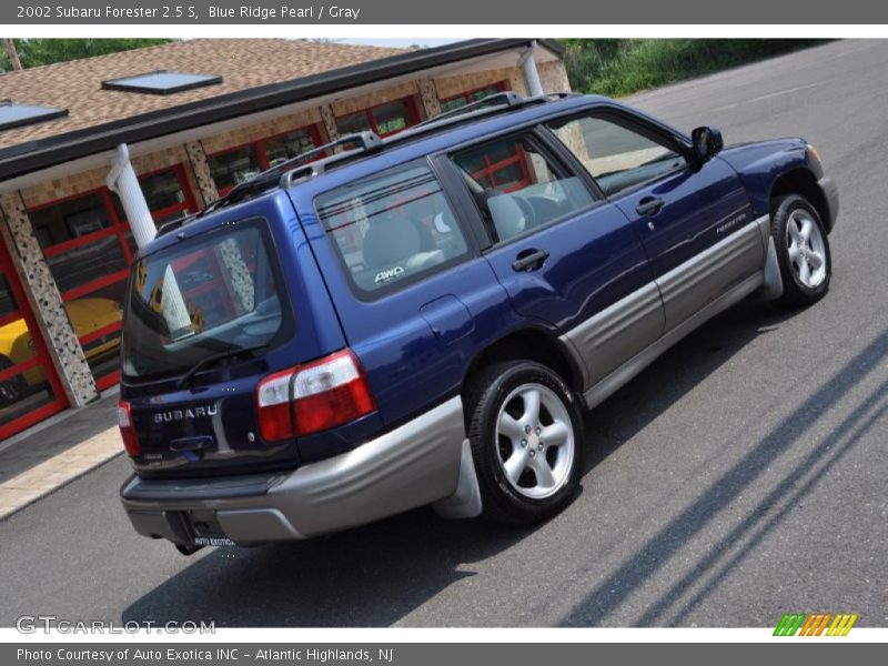 Blue Ridge Pearl / Gray 2002 Subaru Forester 2.5 S